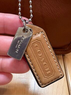 2” COACH Fob Bag Charm Hang Tag Hangtag Y2K